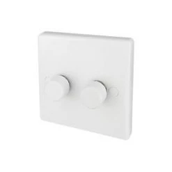 Schneider Electric Ultimate Slimline 2-Gang 2-Way Dimmer Switch White