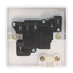 Crabtree Capital 13A Switched Hob Fused Spur White 7 Crabtree Capital 13A Switched Hob Fused Spur White -White Switches & Sockets Sales Store 9319J A3