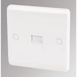 LAP Master Telephone Socket White
