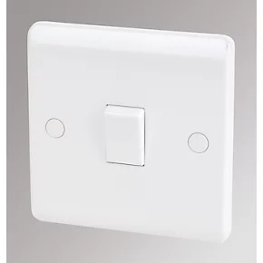 LAP 10AX 1-Gang Intermediate Switch White 1 LAP 10AX 1-Gang Intermediate Switch White