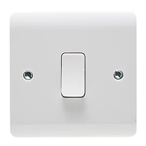 Crabtree Instinct 10AX 1-Gang 2-Way Light Switch White 2 Crabtree Instinct 10AX 1-Gang 2-Way Light Switch White - Image 2