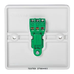 Crabtree Instinct 10AX 1-Gang 2-Way Light Switch White 3 Crabtree Instinct 10AX 1-Gang 2-Way Light Switch White - Image 3