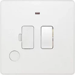 British General Evolve 13A Switched Fused Spur with LED Pearlescent White with White Inserts 8 British General Evolve 13A Switched Fused Spur with LED Pearlescent White with White Inserts -White Switches & Sockets Sales Store 947PX A2