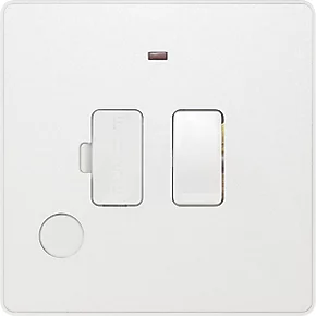 British General Evolve 13A Switched Fused Spur with LED Pearlescent White with White Inserts 3 British General Evolve 13A Switched Fused Spur with LED Pearlescent White with White Inserts - Image 3