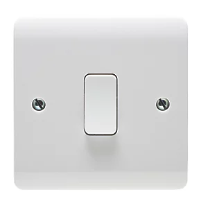 Crabtree Instinct 10AX 1-Gang 1-Way Switch White 2 Crabtree Instinct 10AX 1-Gang 1-Way Switch White - Image 2