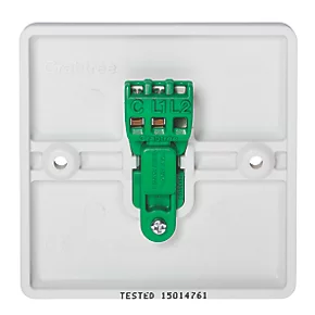 Crabtree Instinct 10AX 1-Gang 1-Way Switch White 3 Crabtree Instinct 10AX 1-Gang 1-Way Switch White - Image 3
