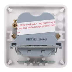 Schneider Electric Lisse 20AX 1-Gang DP Locking Control Switch White 7 Schneider Electric Lisse 20AX 1-Gang DP Locking Control Switch White -White Switches & Sockets Sales Store 9515J A3