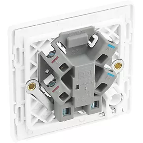 British General Evolve 13A Unswitched Fused Spur with LED Pearlescent White with White Inserts 5 British General Evolve 13A Unswitched Fused Spur with LED Pearlescent White with White Inserts - Image 5