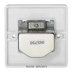 Crabtree Instinct 1-Gang Quadruplex Multimedia Socket White -White Switches & Sockets Sales Store 991HV A2