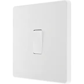 British General Evolve 20A 16AX 1-Gang Intermediate Light Switch Pearlescent White with Colour-Matched Inserts 1 British General Evolve 20A 16AX 1-Gang Intermediate Light Switch Pearlescent White with Colour-Matched Inserts